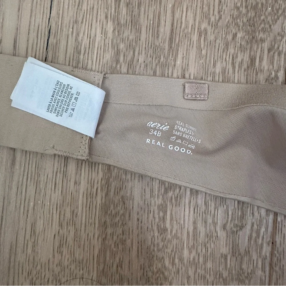 Aerie Strapless Convertible Nude Bra